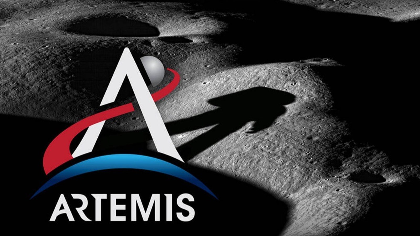 Artemis' Logo on the Moon