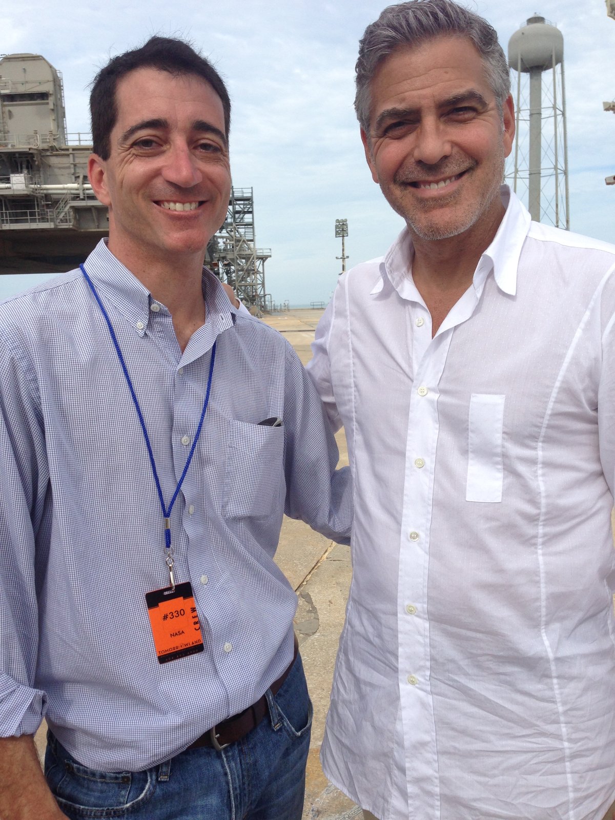 Mike with George Clooney